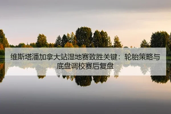 维斯塔潘加拿大站湿地赛致胜关键：轮胎策略与底盘调校赛后复盘